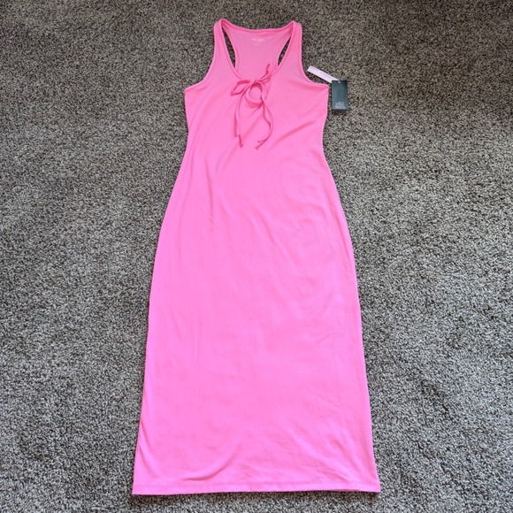 wild fable Dresses & Skirts - NWT Vibrant Pink Sleeveless Maxi Dress Wild Fable Women's Size Medium Keyhole